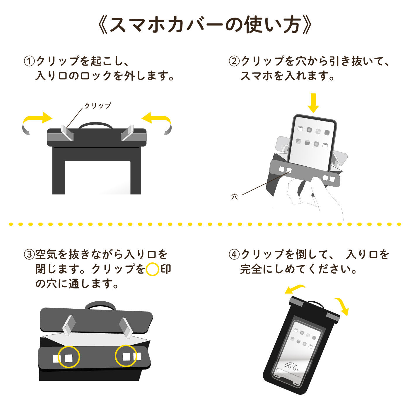 猫部|NYAN GA ICHI　ネックストラップ付き　防水スマホケースの会