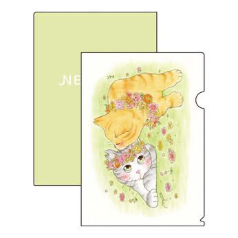 猫部 | momomosparkle×猫部チャリティークリアファイルセット