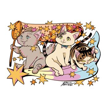 猫部 | 星野桂×猫部チャリティークリアファイルセット
