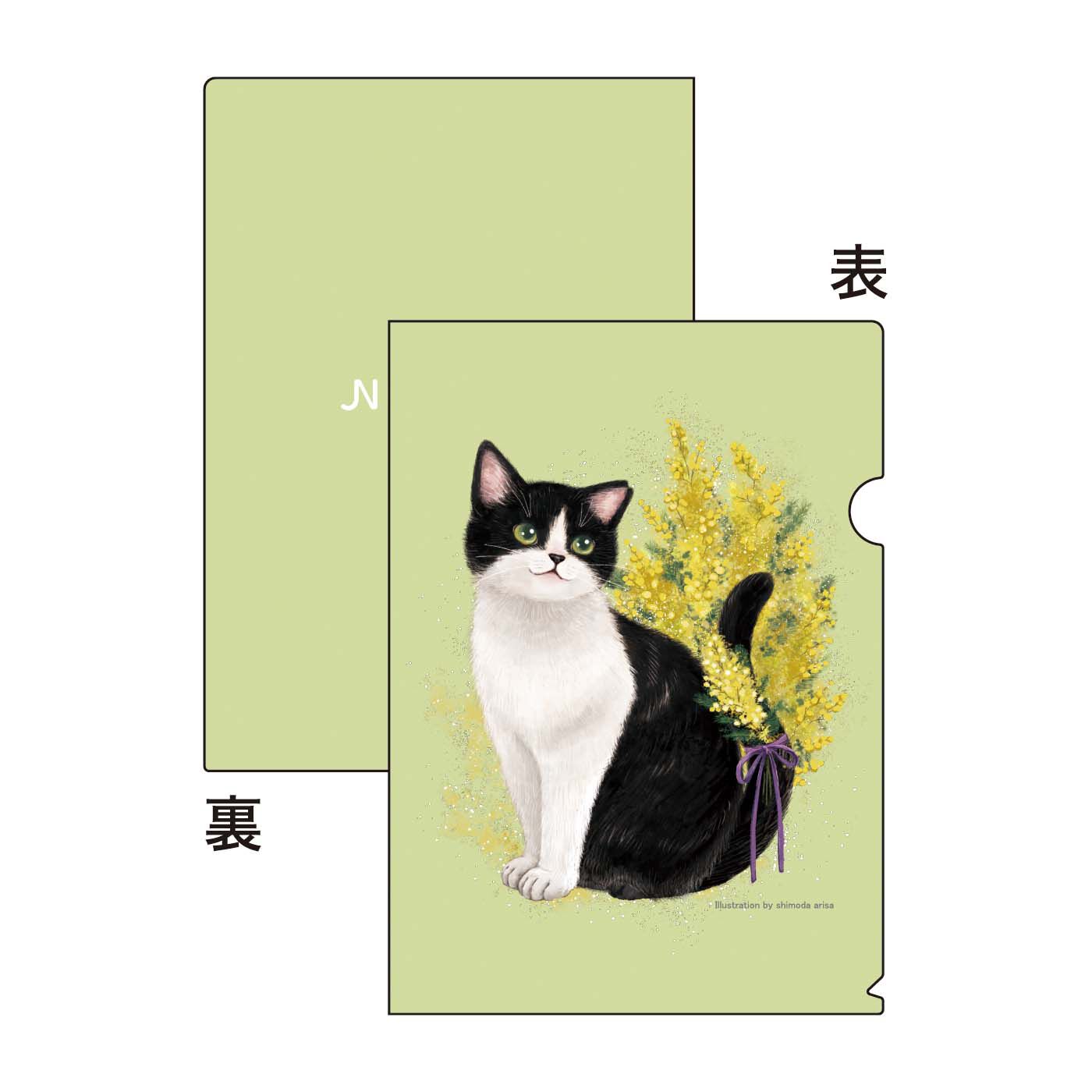 猫部|【6月分以降お届け】霜田有沙×猫部　地域猫チャリティークリアファイルセット2024