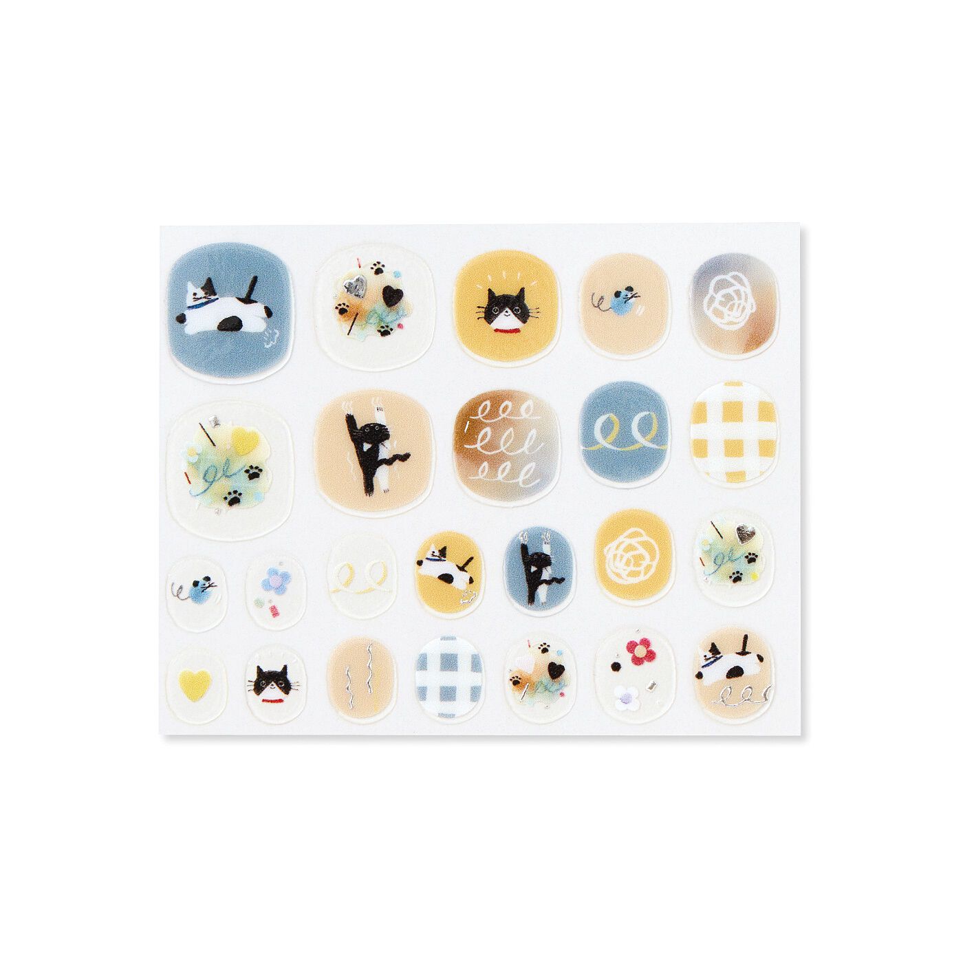 猫部|ａｔｅｌｉｅｒ+ＬＩＭ×猫部　貼るだけでかわいい　猫さんネイルシールの会|薄めのネイルシールでぴたっと密着！