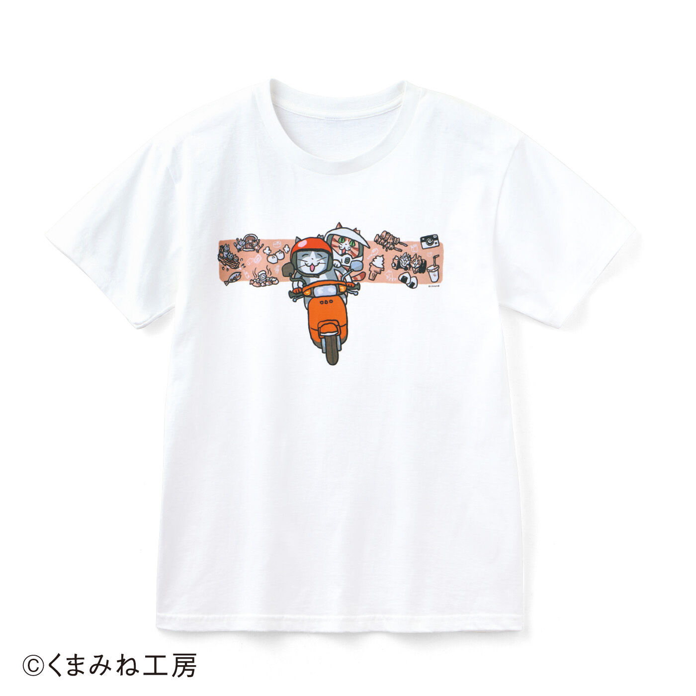 猫部|【6月分以降お届け】くまみね×猫部　地域猫チャリティーTシャツ2025
