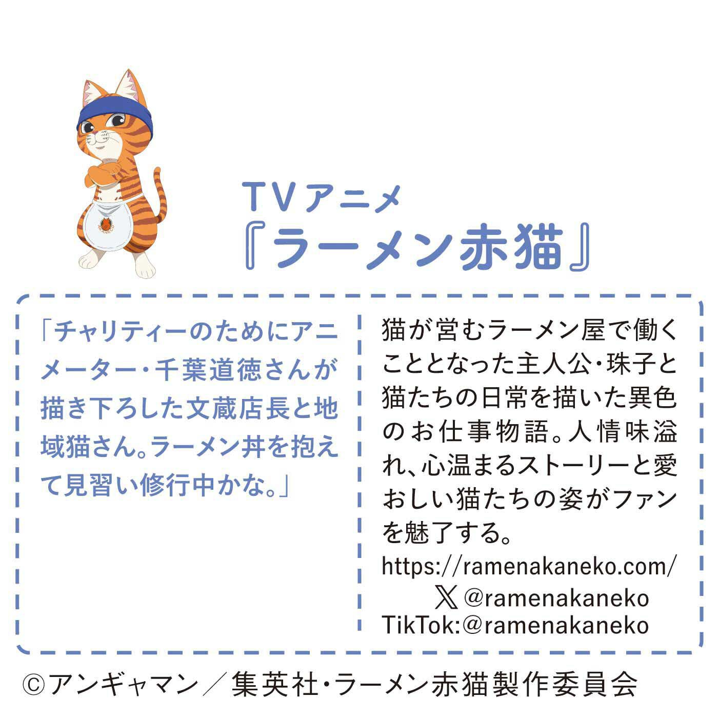 猫部|【6月分以降お届け】TVアニメ『ラーメン赤猫』×猫部　地域猫チャリティークリアファイルセット2025