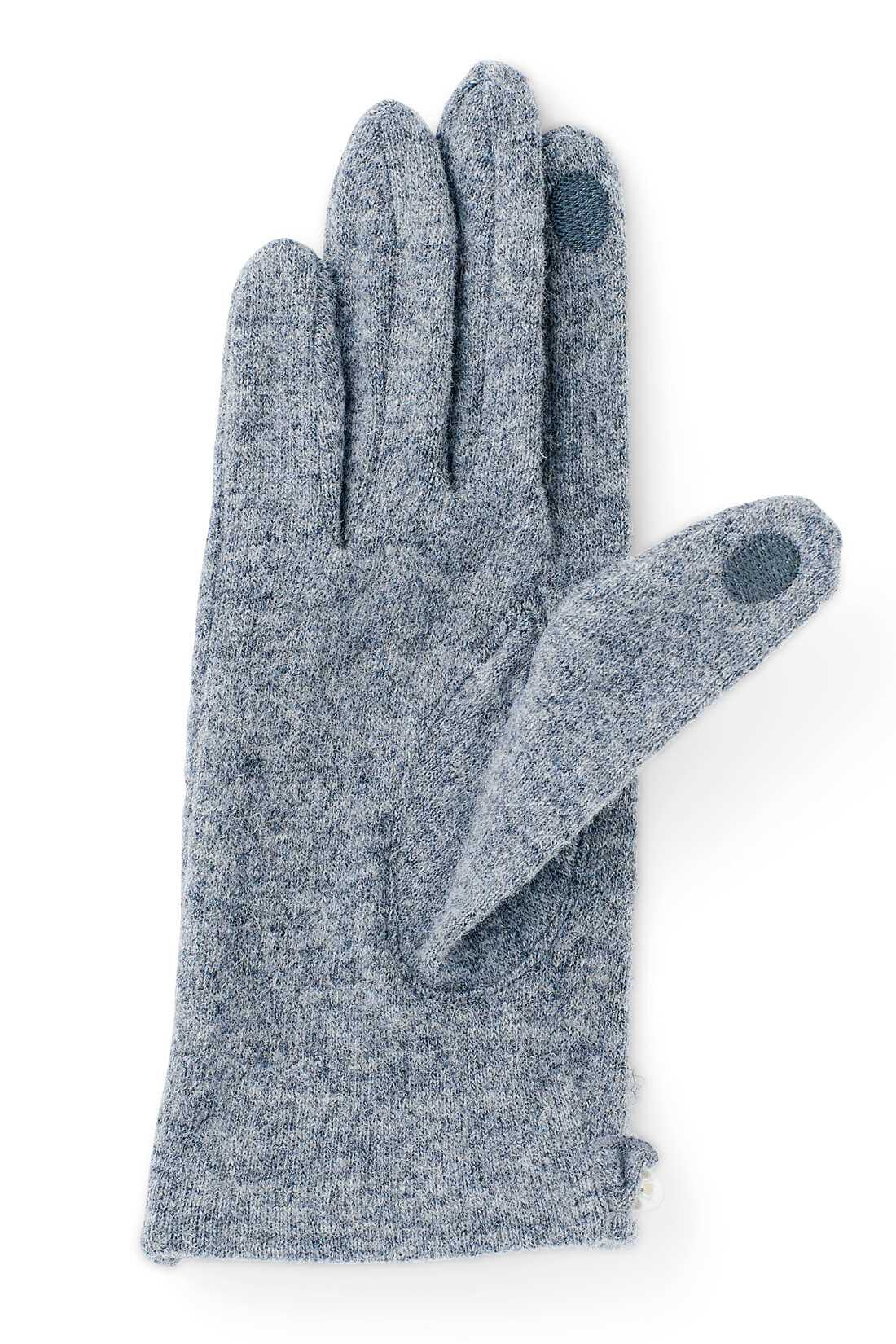 DRECO by IEDIT|DRECOバイヤーズセレクト　タッチパネル対応パール付手袋〈ブラック〉|※お届けするカラーとは異なります。
