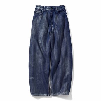 DRECO | 箔テーパードデニムパンツ〈ネイビー〉ＩＥ