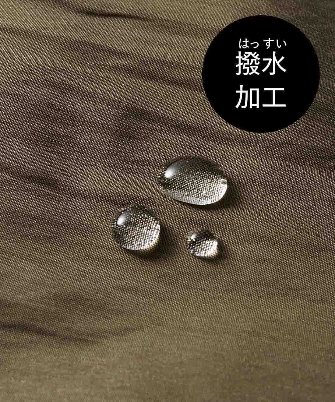 DRECO|【3～10日でお届け】Her smileプロジェクト IEDIT[イディット]　撥水（はっすい）加工がうれしい ラウンド切り替えギャザースカート（WEBサイズ）〈ダークブラウン〉|コットンライクな表情のポリエステル素材に撥水加工をプラス。軽いワッシャー加工で、アイロンいらず。