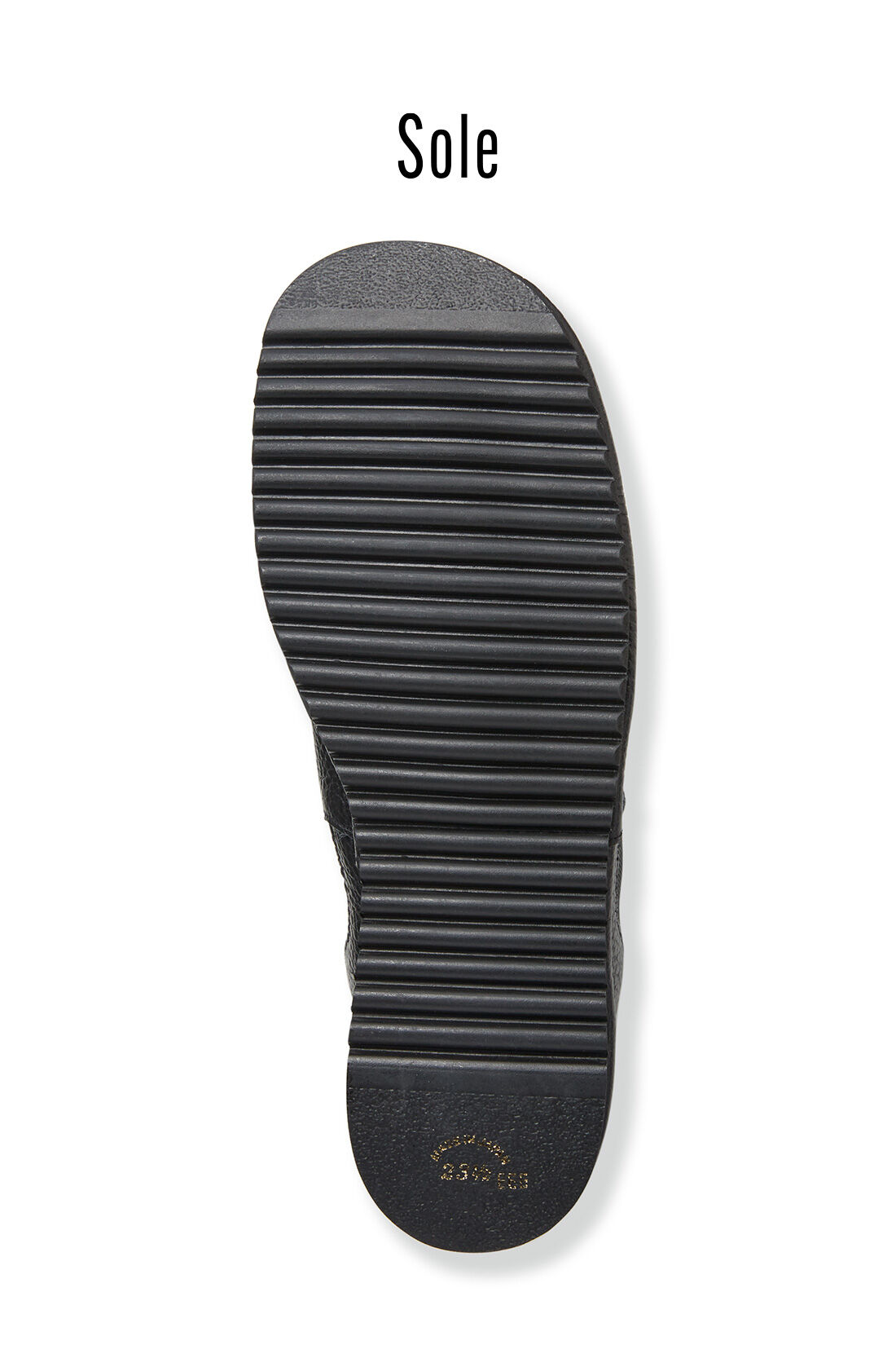 DRECO by IEDIT|【3～10日でお届け】IEDIT＋[イディットプラス]　イタリアンレザーの国産サイドゴアブーツ〈ブラック〉|印象のウェーブソールは発泡ラバー素材で、厚みがあっても軽やか。