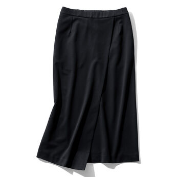 DRECO by IEDIT | 純黒デザインスカート〈ブラック〉ＩＥ
