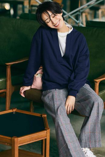 DRECO | キーネックスウェットセット〈ネイビー〉ＩＥ
