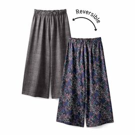 DRECO by IEDIT | リバーシブルワイドパンツ〈ブラック〉ＩＥ