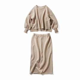 DRECO by IEDIT | ふくれジャカードセットアップＷ〈ベージュ〉ＩＥ