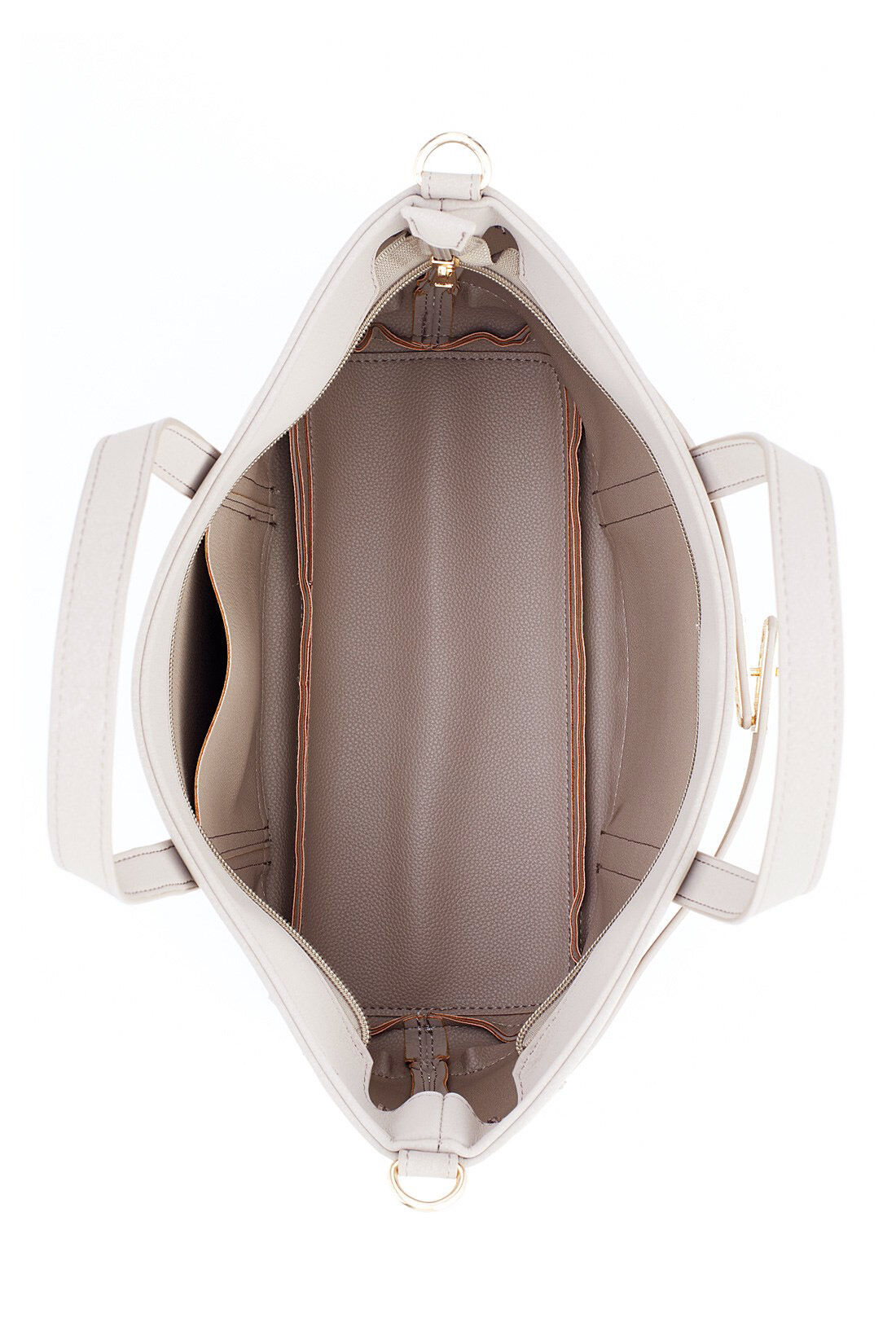 DRECO by IEDIT|DRECOバイヤーズセレクト　A4サイズ対応の軽量ベルトデザインバッグ〈アイボリー〉