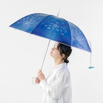 YOU＋MORE！［ユーモア］ | まるで水族館 イワシトルネードの傘