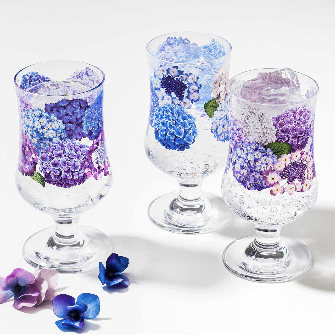 YOU+MORE!|YOU+MORE!　今にも咲きこぼれそうな 紫陽花の脚付きグラスの会
