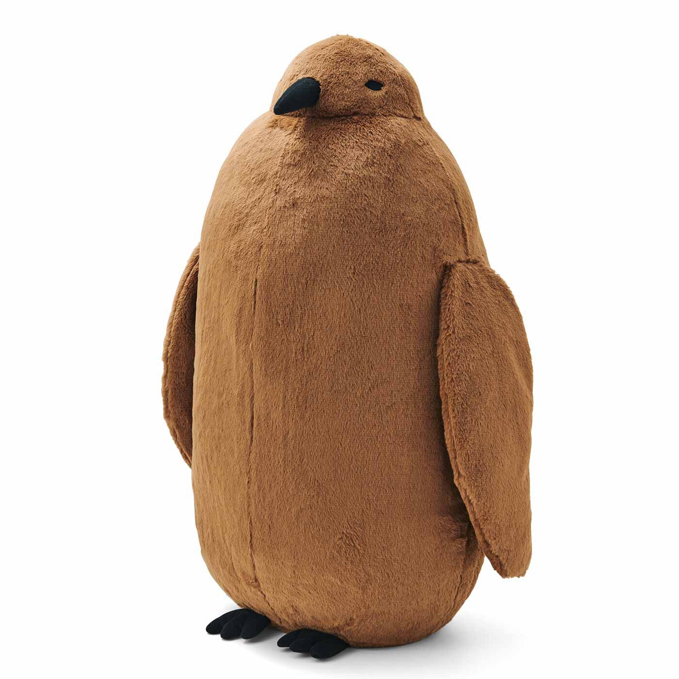 YOU＋MORE！［ユーモア］|旭山動物園・ボルネオの森応援商品 YOU＋MORE！ 実寸大のオウサマペンギンのヒナ布団収納|高さは約70cm。ヒナの実寸大です。