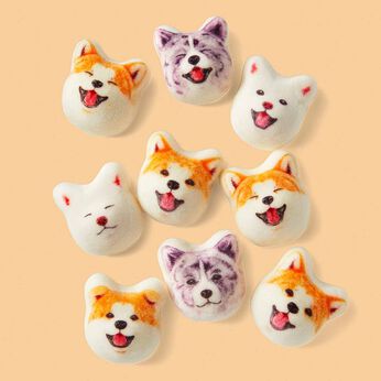 YOU＋MORE！［ユーモア］ | ミニ和風マシュマロ秋田犬ほうずい〈チョコ餡〉