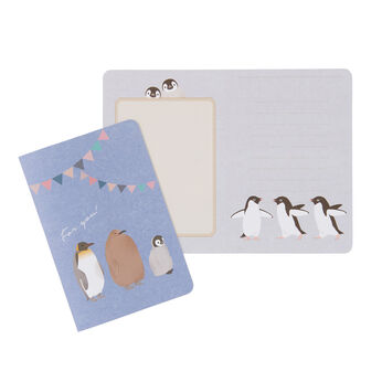 YOU+MORE! | 動物たちメッセージカード 2枚セット〈ペンギン〉