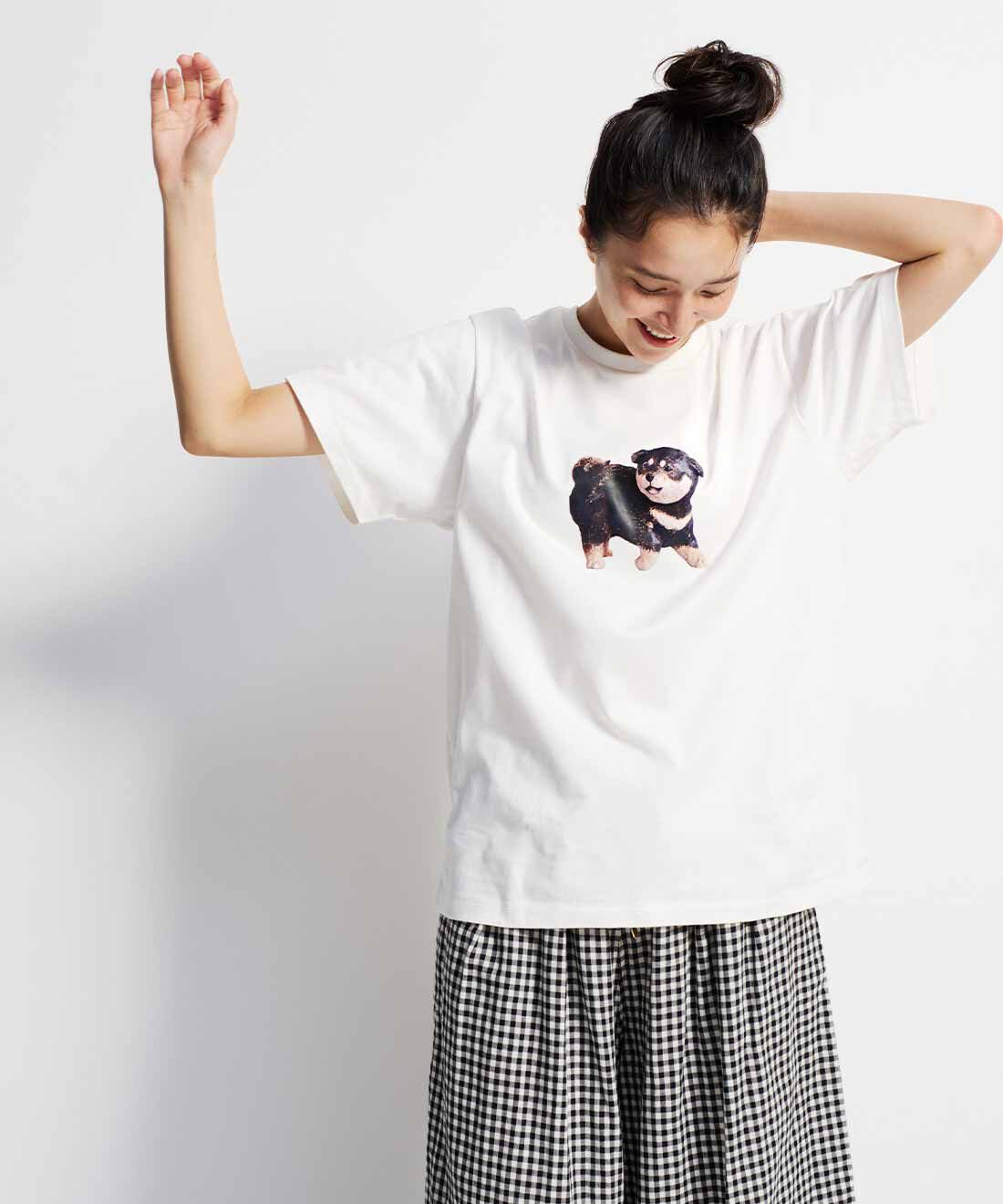 YOU+MORE!|YOU+MORE！ はしもとみおさんと作った 子どもの月くんのオーガニックコットンTシャツ by LOVE＆PEACE PROJECT