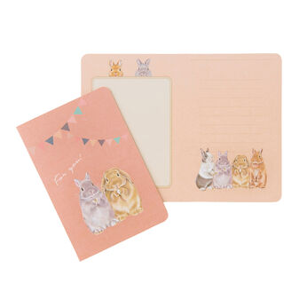 YOU+MORE! | 動物たちメッセージカード 2枚セット〈うさぎ〉