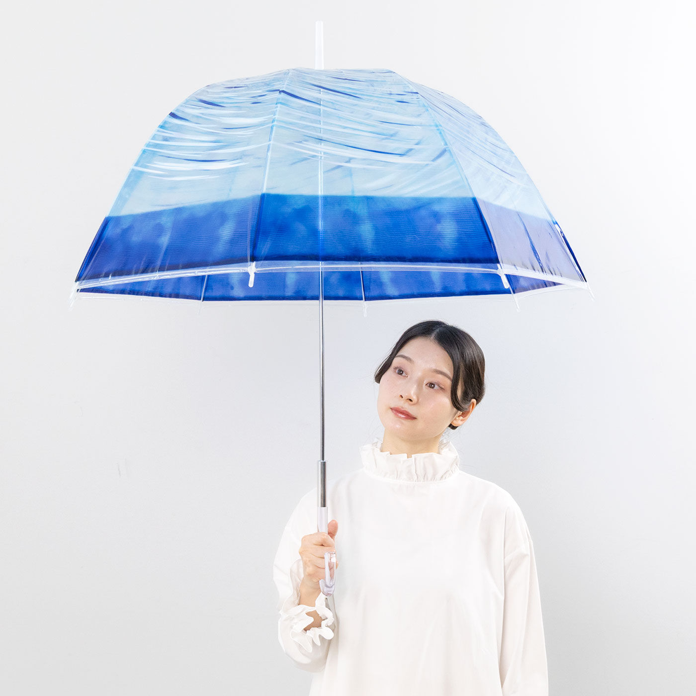YOU＋MORE！［ユーモア］|【6月分以降お届け】ガラスの音色が降りそそぐ　青森の伝統工芸　津軽びいどろの風鈴傘〈あおもりの海〉