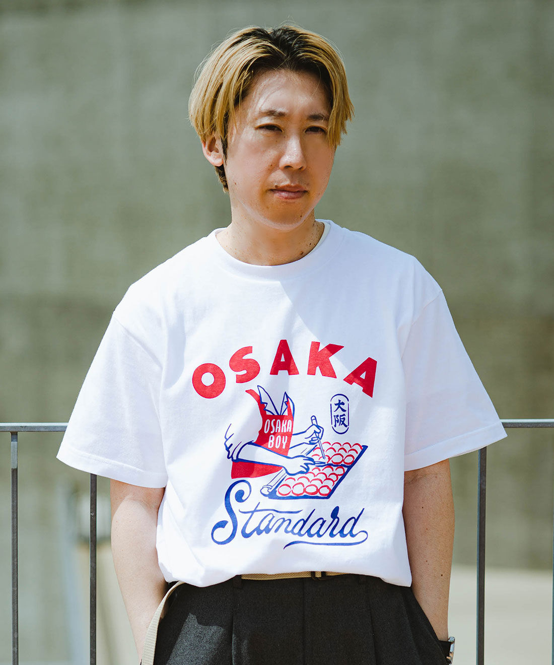 MonthlyBOX|【FELISSIMO Globalオリジナル】100セット限定 ！すっげえ笠付き OSAKA Standard Tシャツ〈ホワイト〉
