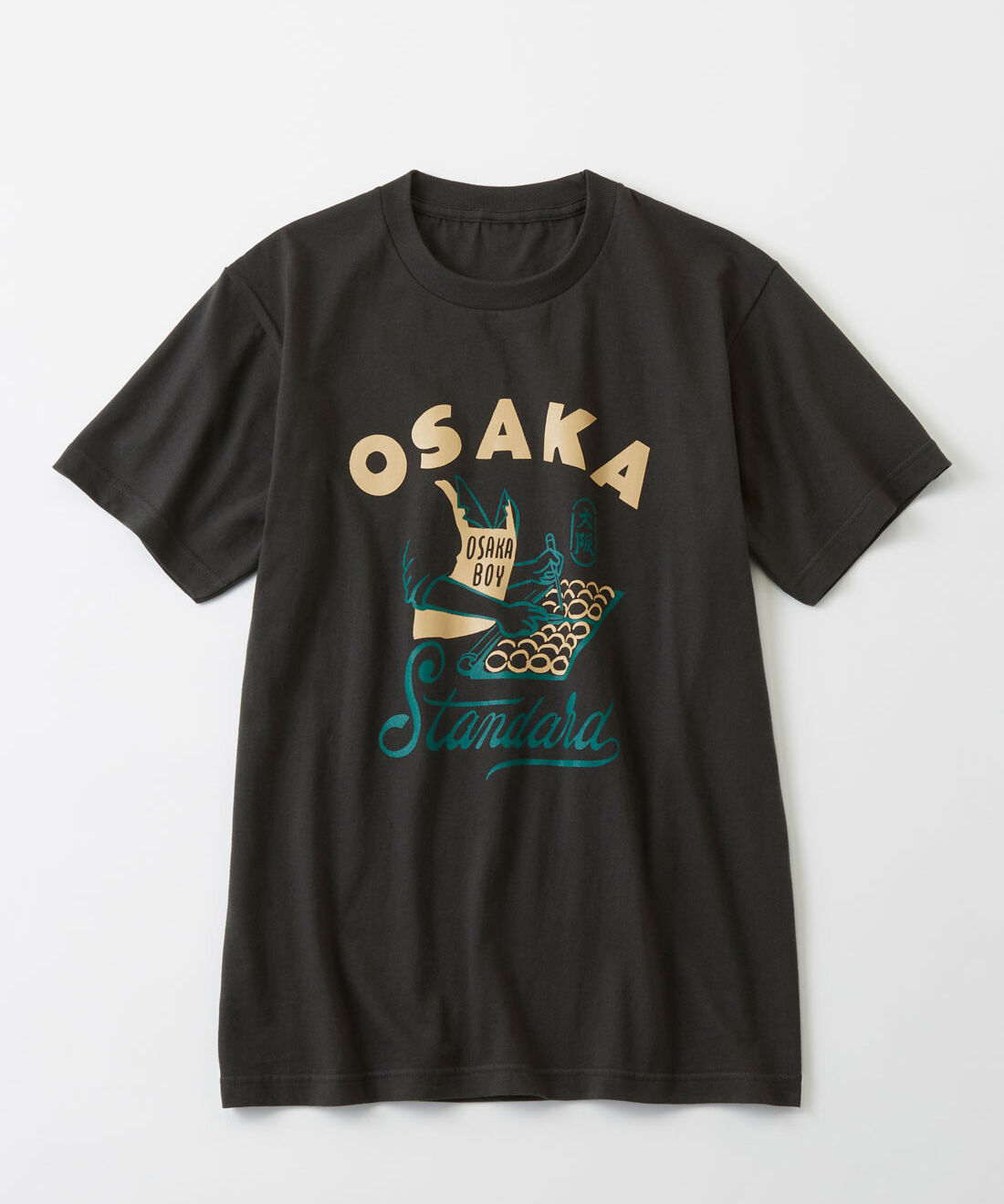 MonthlyBOX|【FELISSIMO Globalオリジナル】100セット限定 ！すっげえ笠付き OSAKA Standard Tシャツ〈ブラック〉
