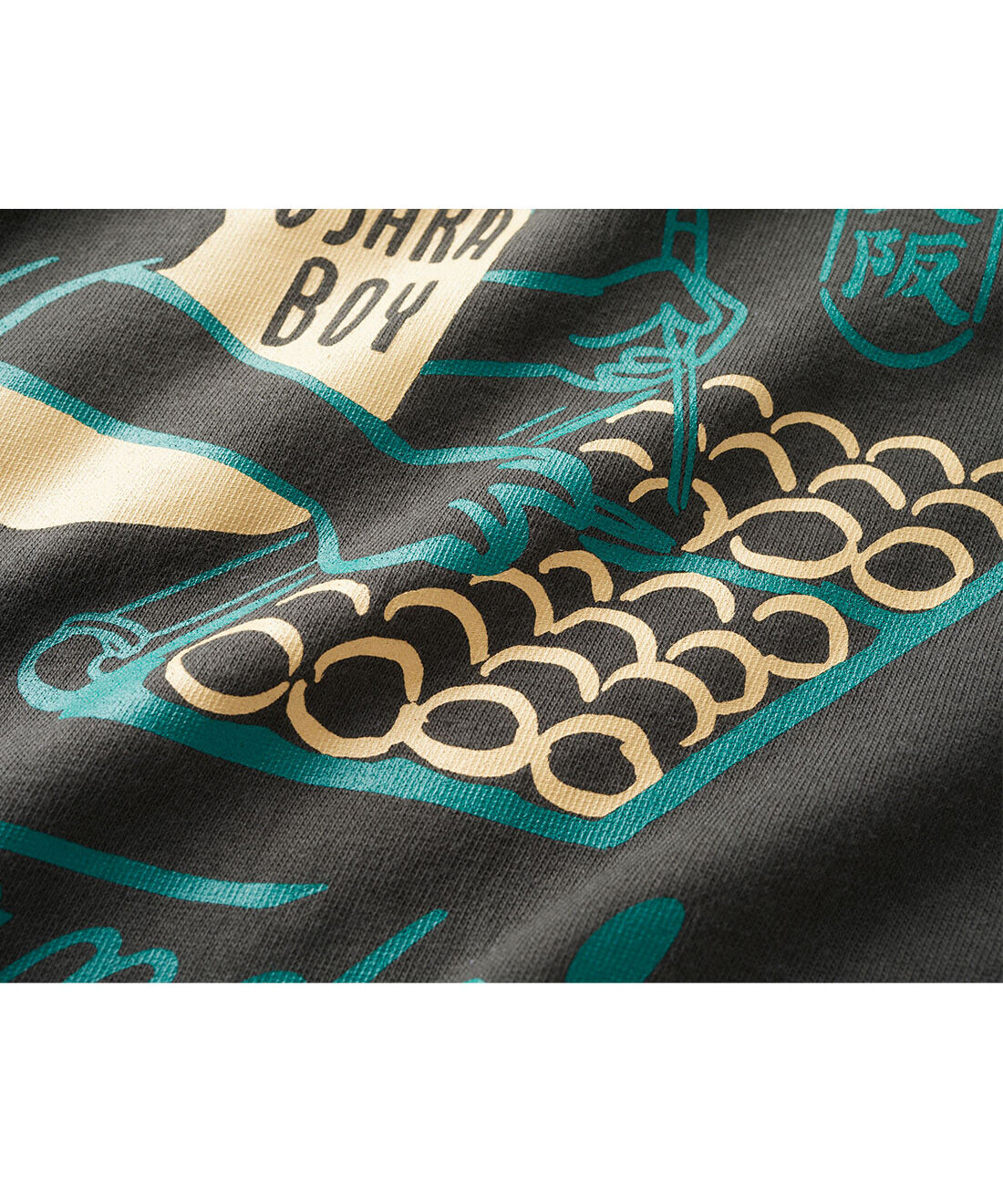 MonthlyBOX|【FELISSIMO Globalオリジナル】100セット限定 ！すっげえ笠付き OSAKA Standard Tシャツ〈ブラック〉|ラバープリントで立体感を。