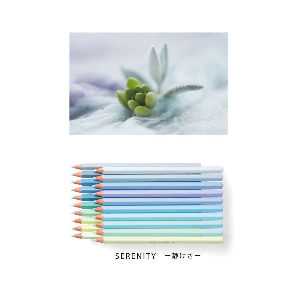 MonthlyBOX|FELISSIMO 500색 색연필 TOKYO SEEDS|毎月ガラリと変わる色の印象もぜひお楽しみください。