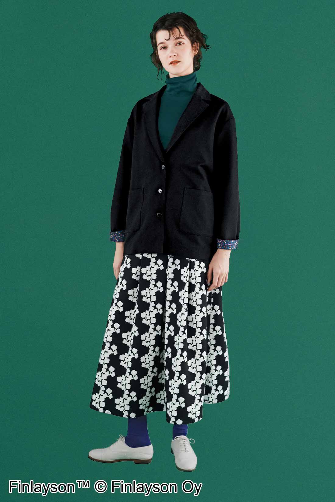 シロップ．特急便|フィンレイソン　ふんわりタックモノトーンスカート〈ヘッレ〉|〈HELLE〉  ヘッレ
