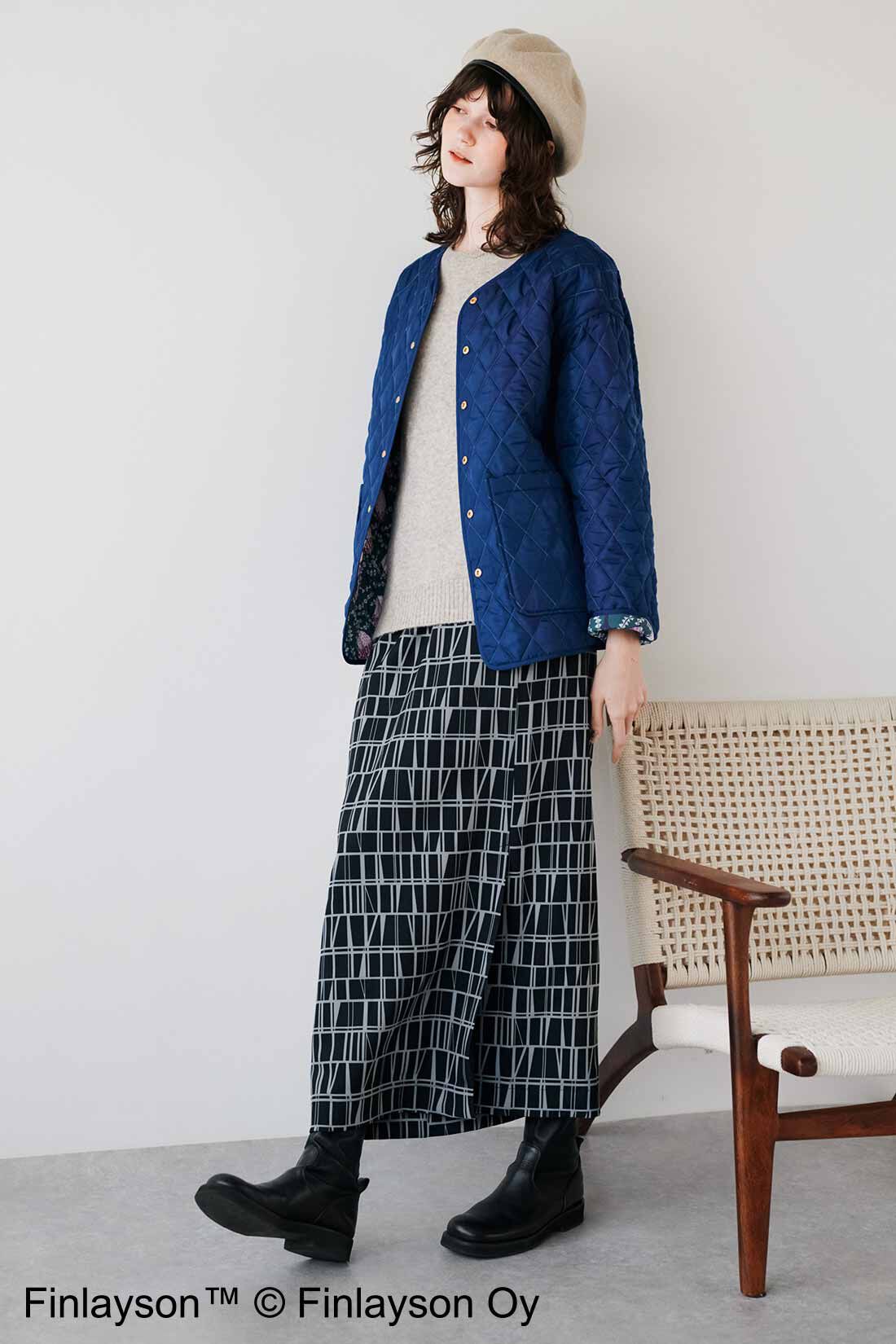 シロップ．特急便|フィンレイソン　リバーシブルキルティングブルゾン〈バンクシア〉