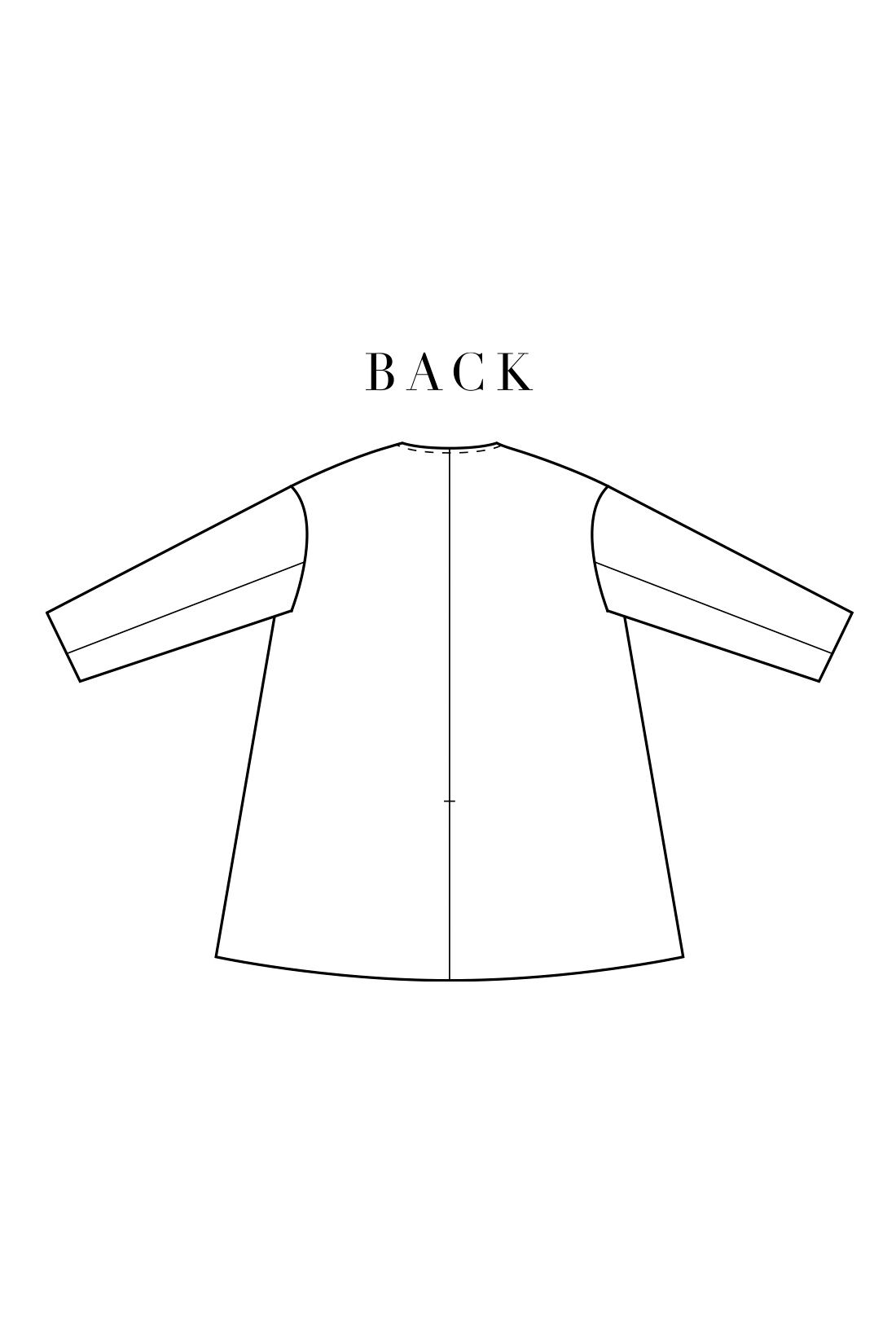 シロップ．特急便|シロップ. フランスの印象派画家モネの世界をまとう クラシックコート〈チャコールグレー〉|すそは動きやすいセンターベンツで後ろ姿もスタイリッシュ。