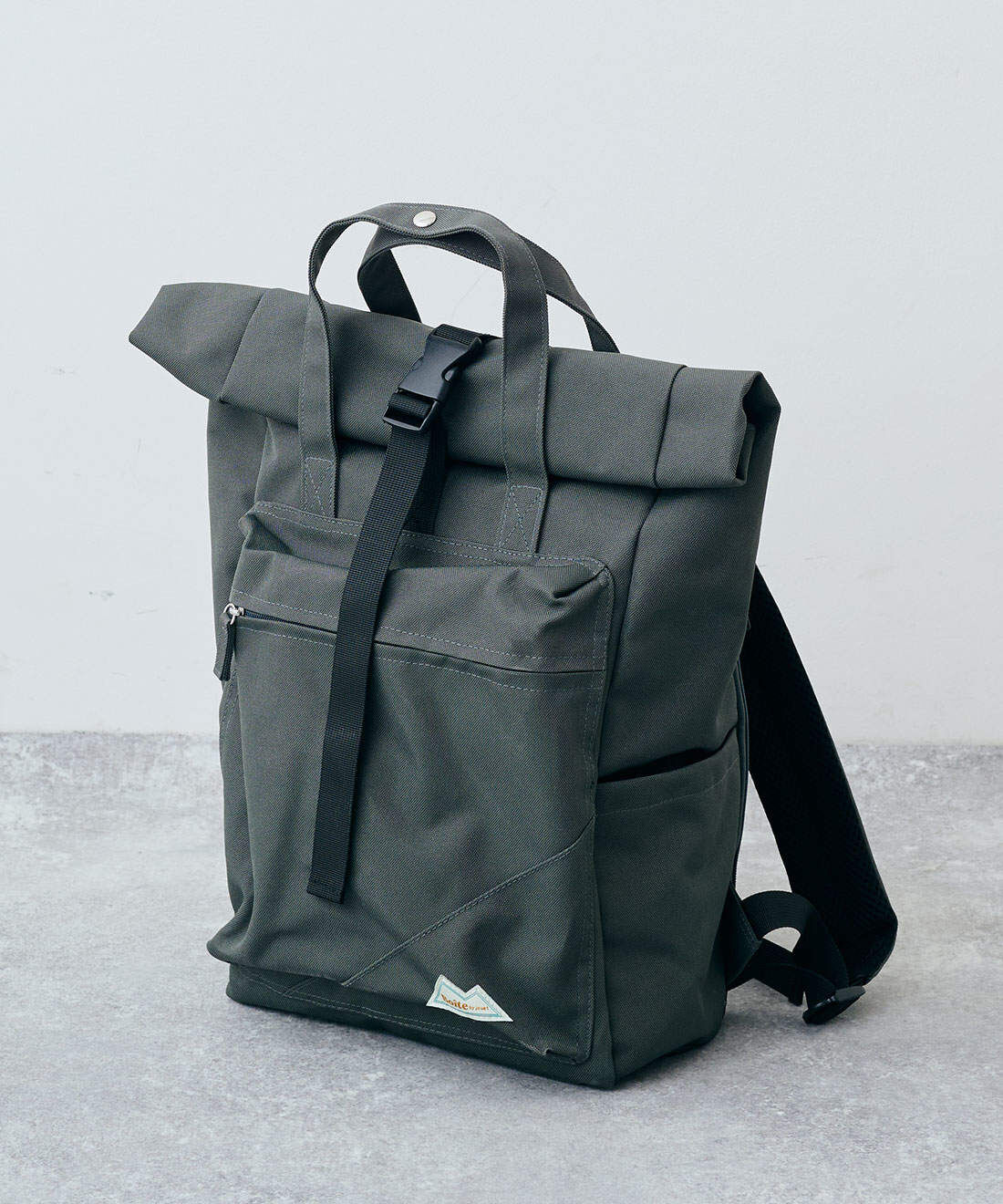 シロップ．特急便|【WEB限定・3～10日でお届け】スラッシュロールトップリュック【シロップ．バスケット】|1.グレー