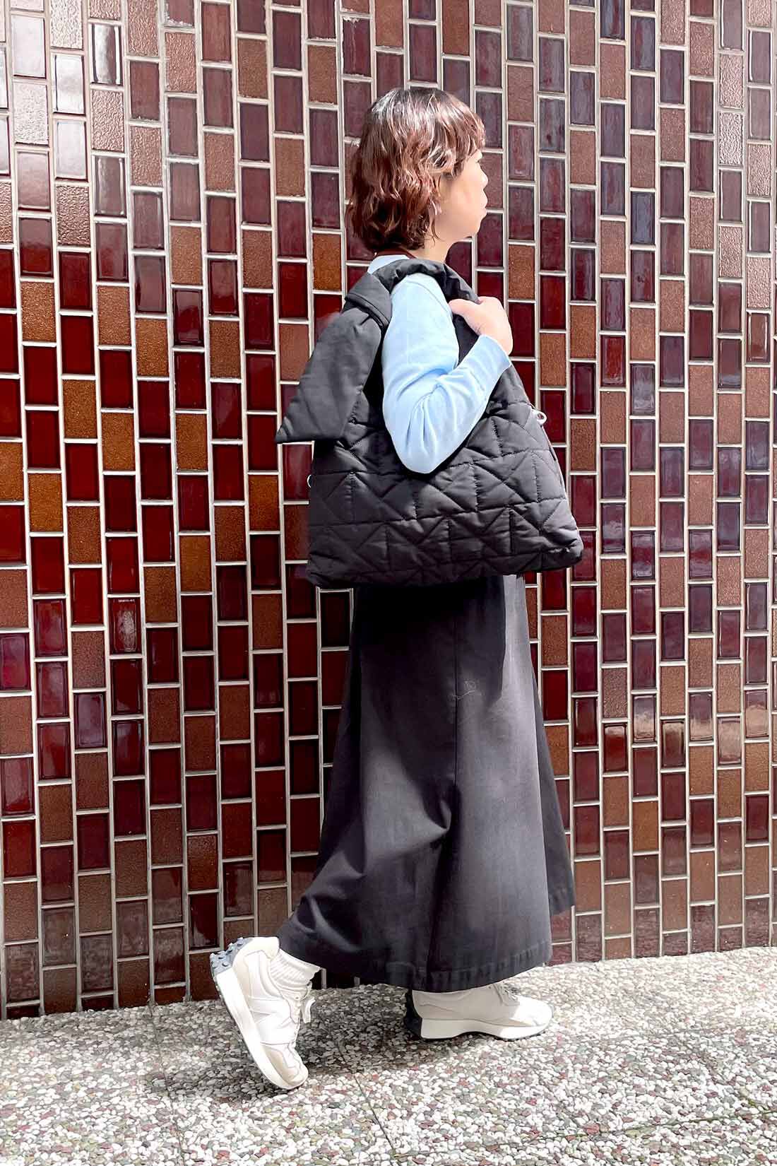シロップ．特急便|【WEB限定】 メゾンベール　キルティングトライアングルトートバッグ