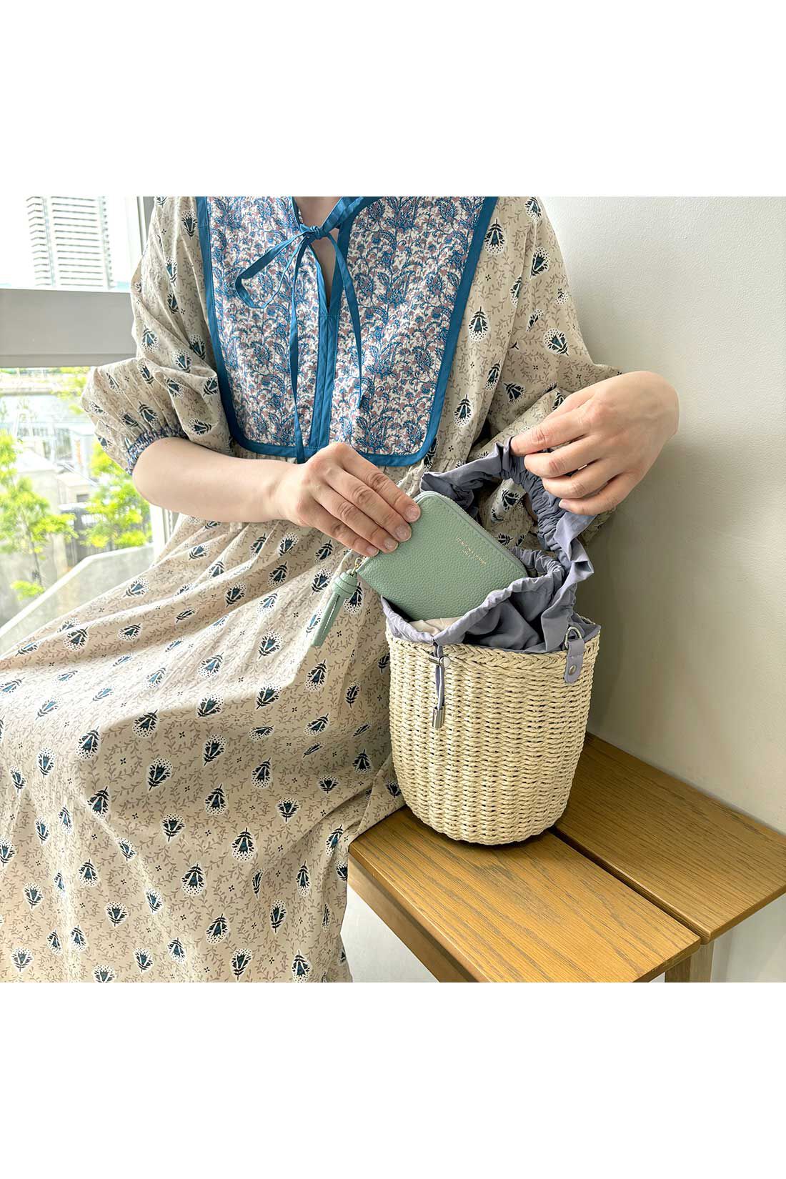 シロップ．特急便|【3～10日でお届け】ストラップ二つ折り財布【シロップ．バスケット】