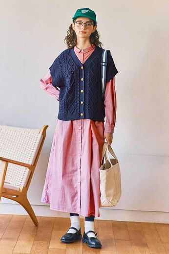 シロップ．特急便 | シロップ明石コラボケーブルニットベストＮＶ