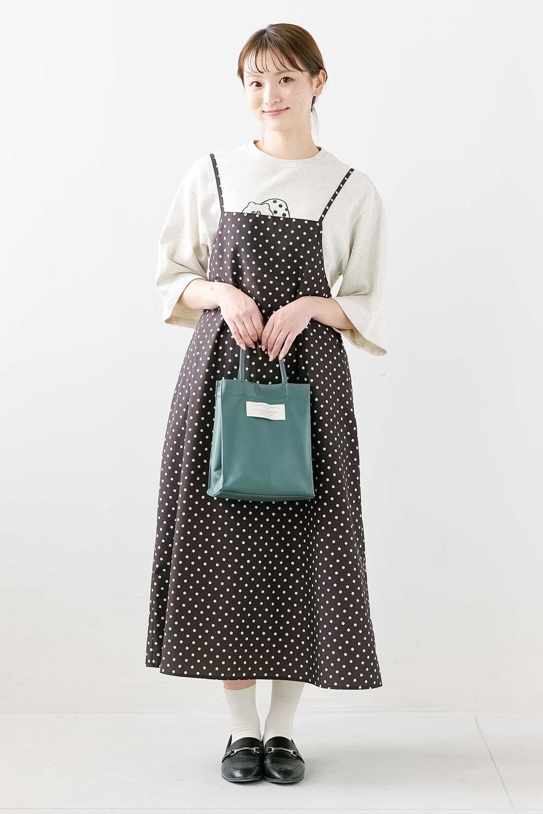 シロップ. 特急便|【3～10日でお届け】かるいミニトート【シロップ．バスケット】|1.グリーン
