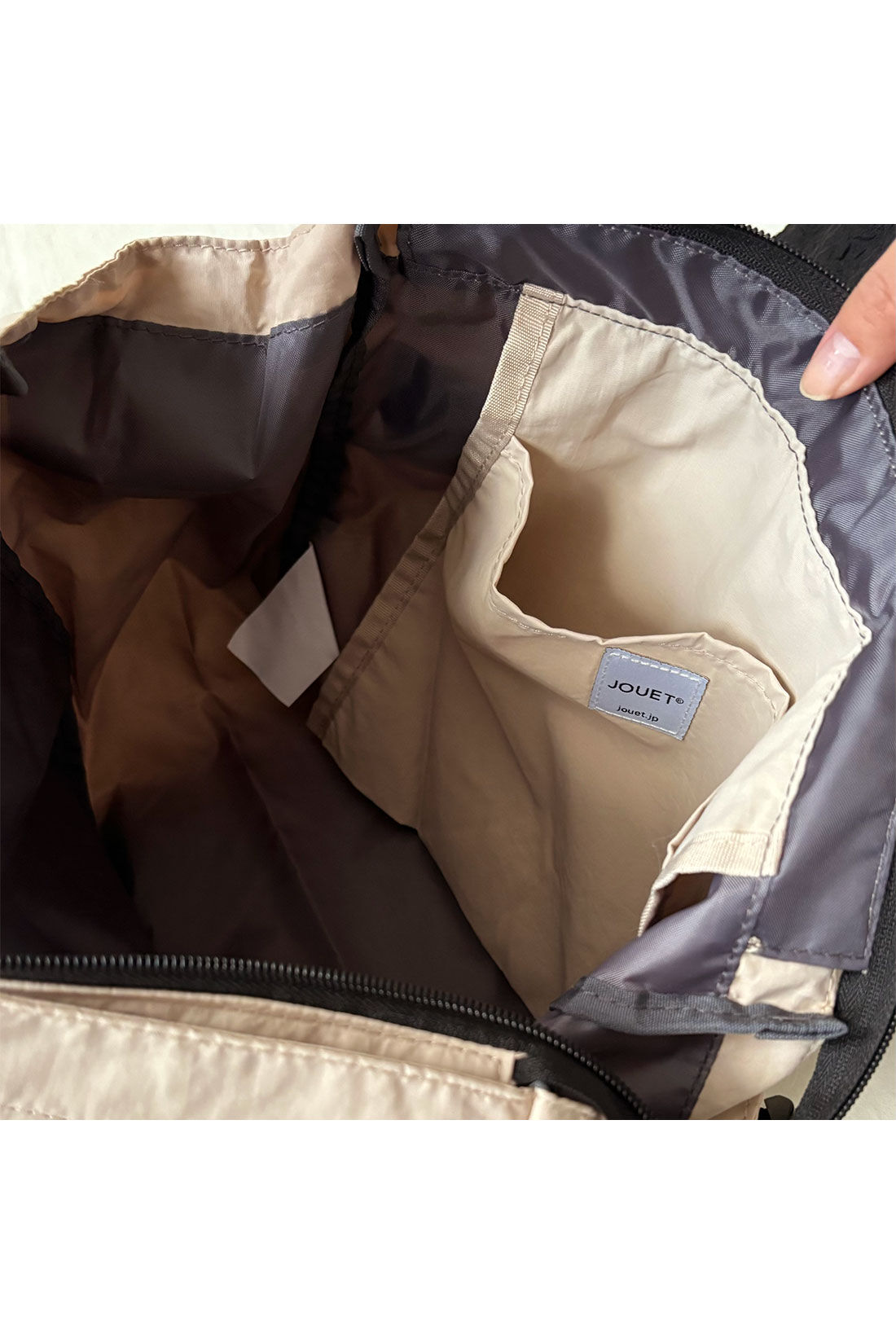 シロップ．特急便|【3～10日でお届け】ふわかるショルダー【シロップ．バスケット】|内ポケット付きがうれしい。