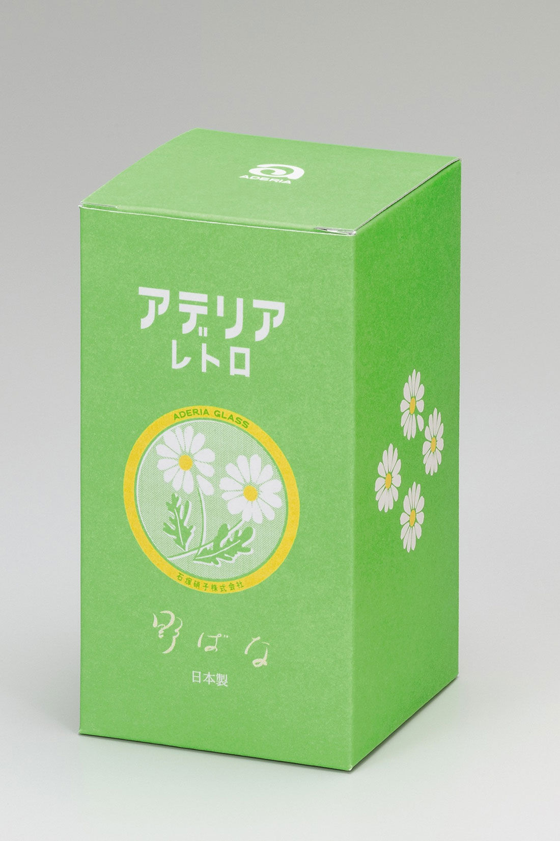 シロップ. 特急便|【WEB限定】 アデリアレトロ　台付きグラス　３２０|4.野ばな　かわいい箱でお届け♪