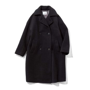 ファッションスペシャル | スライロングＰコート〈ブラック〉ＩＥ