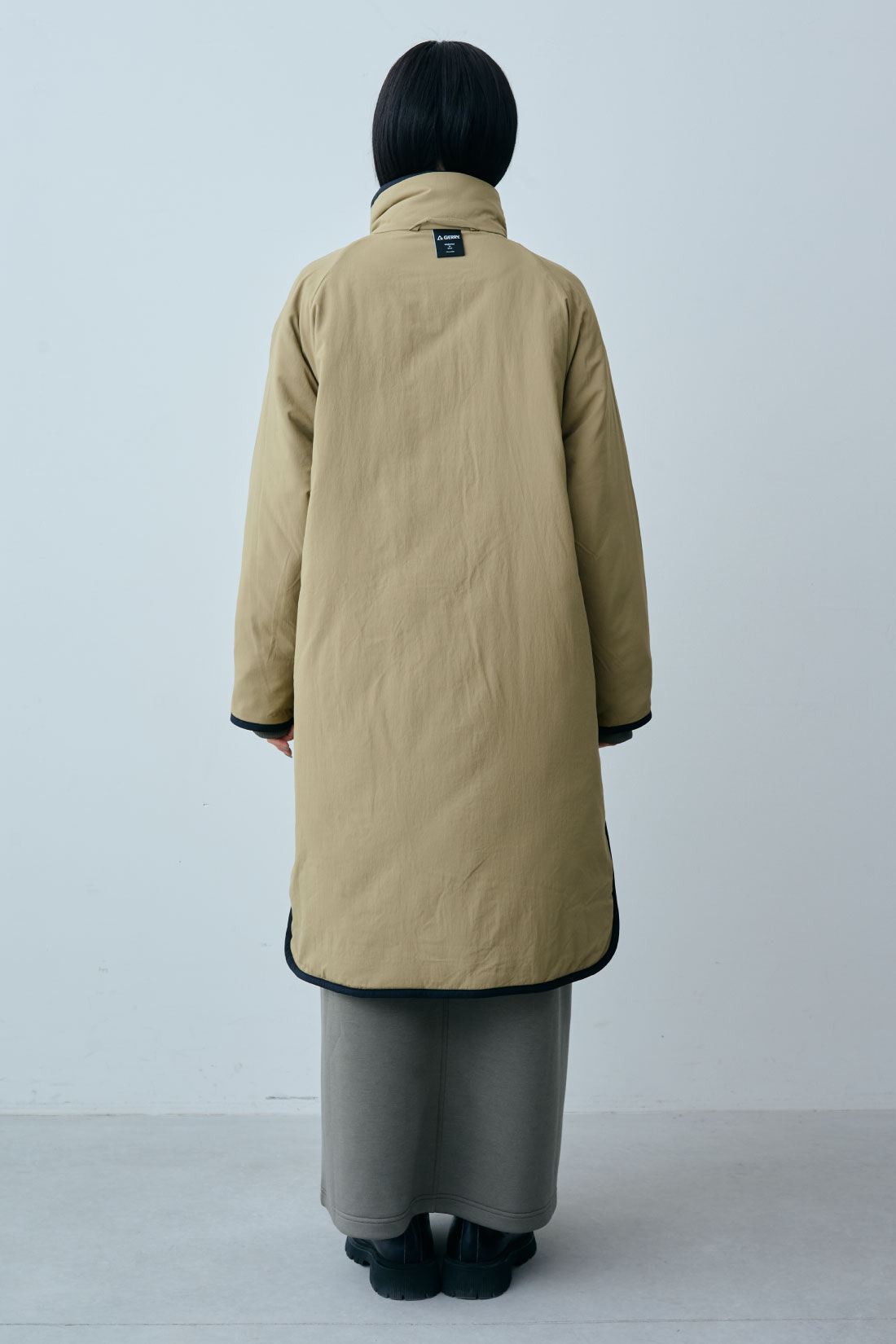 fashion special|【WEB限定・特急便】　GERRY REVERSIBLE COAT|2：BLACK×OLIVE　モデル身長：158cm