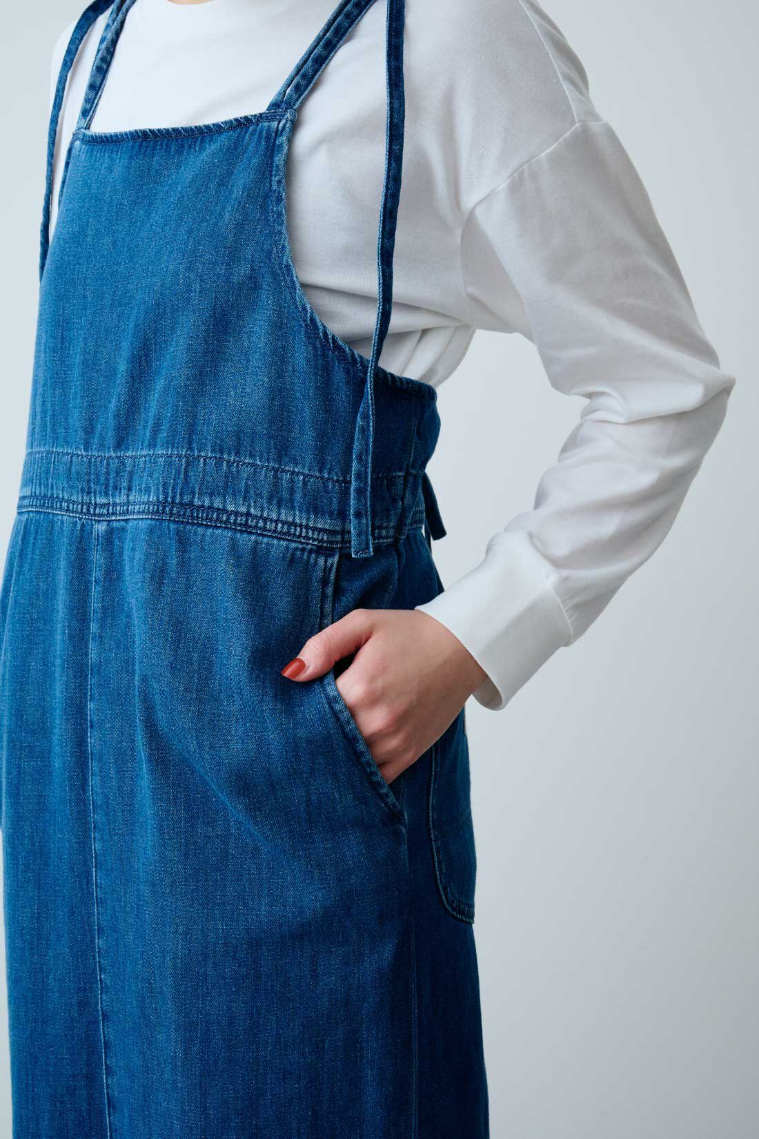 fashion special|【WEB限定・特急便】　Lee HERITAGE LITE  SALOPETTE SKIRT