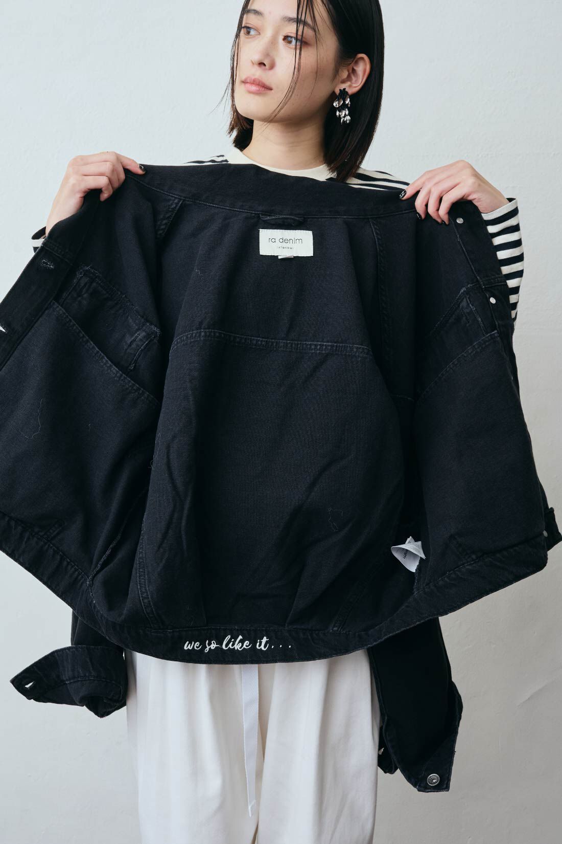 fashion special|【WEB限定・特急便】　ra denim LUJAH ブラックデニムジャケット