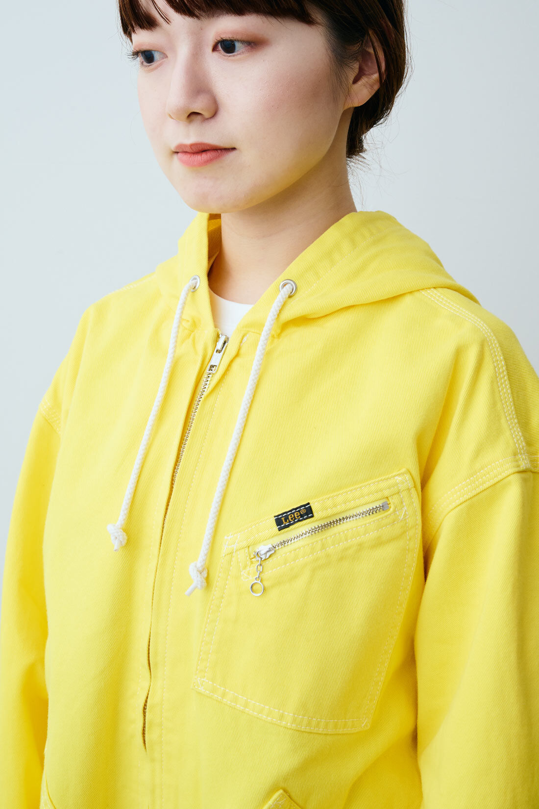 WEB限定・特急便】 Lee X-LINE 裏メッシュのフードジャケット 
