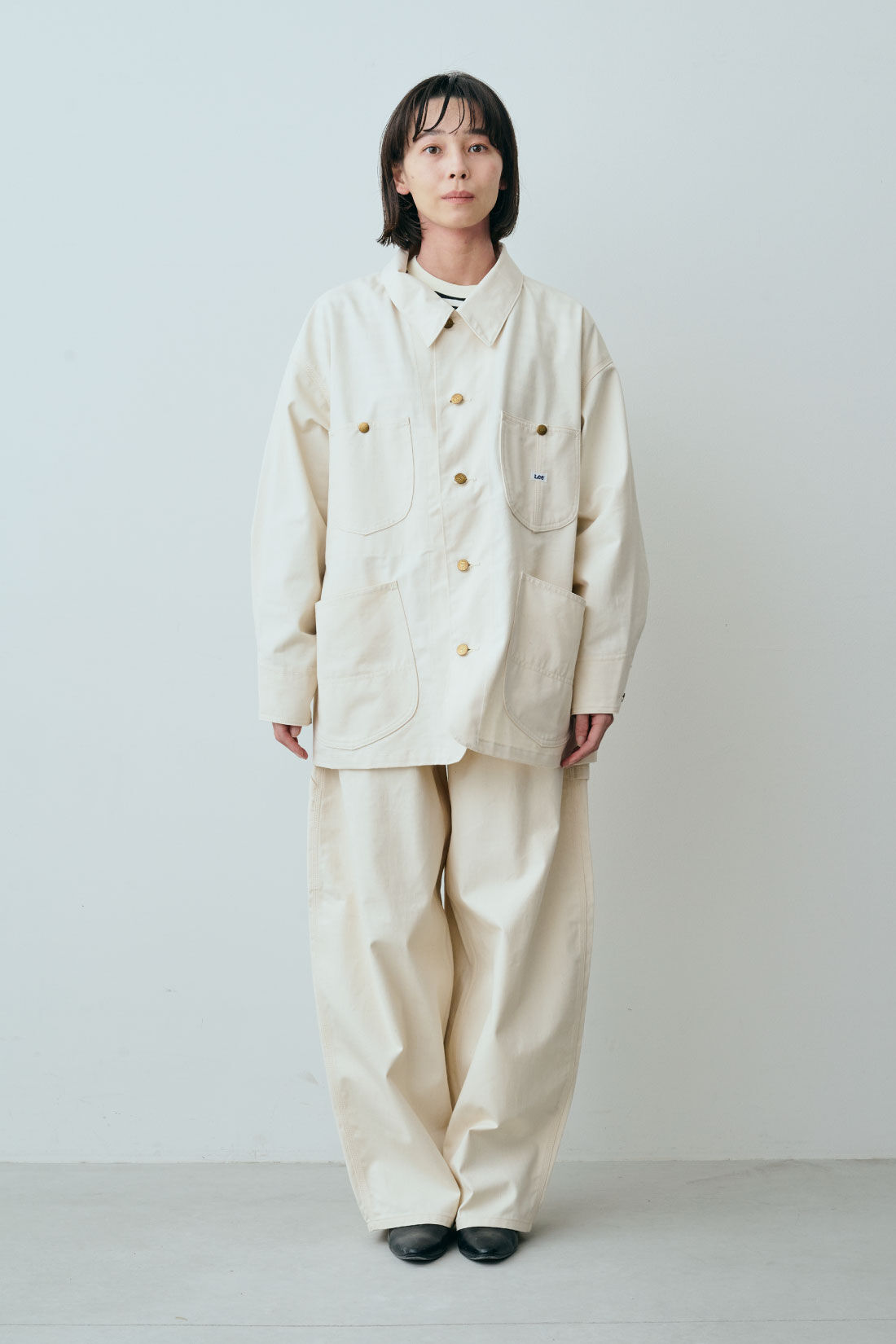 WEB限定・特急便】 Lee スーパーサイズロゴジャケット｜fashion
