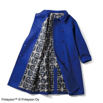 ファッションスペシャル | フィンレイソン色を楽しむスタンドコート〈ラウハ〉