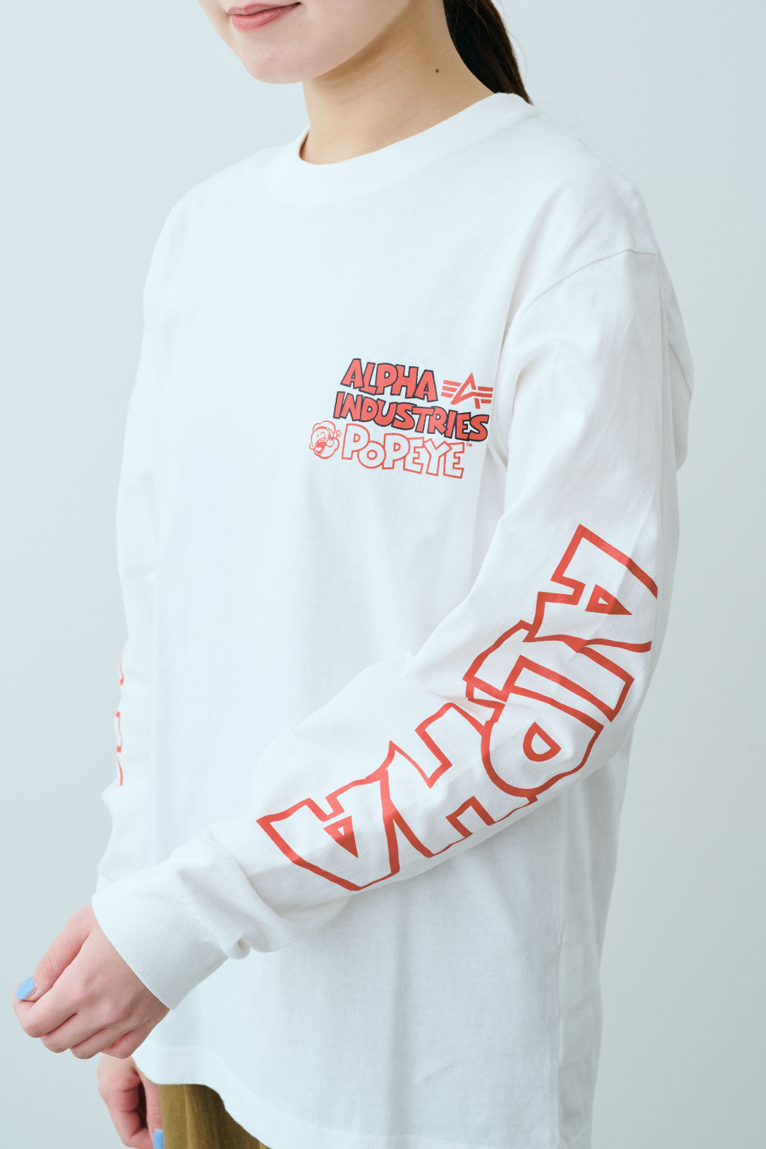 ファッションスペシャル|【WEB限定・特急便】　POPEYE（TM）×ALPHA バックプリントTシャツ