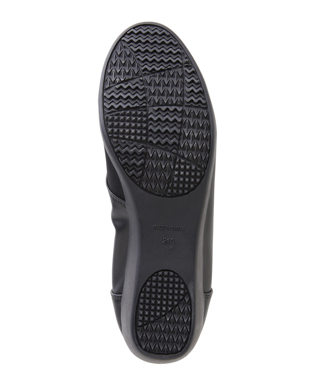 fashion special|リブ イン コンフォート オケージョン遣いにぴったり！ 1足持っておきたい ストレッチ合皮素材のコンフォータブルパンプス〈ブラック〉|くにゃっと曲がる靴底で、すべりにくく、歩きやすい！