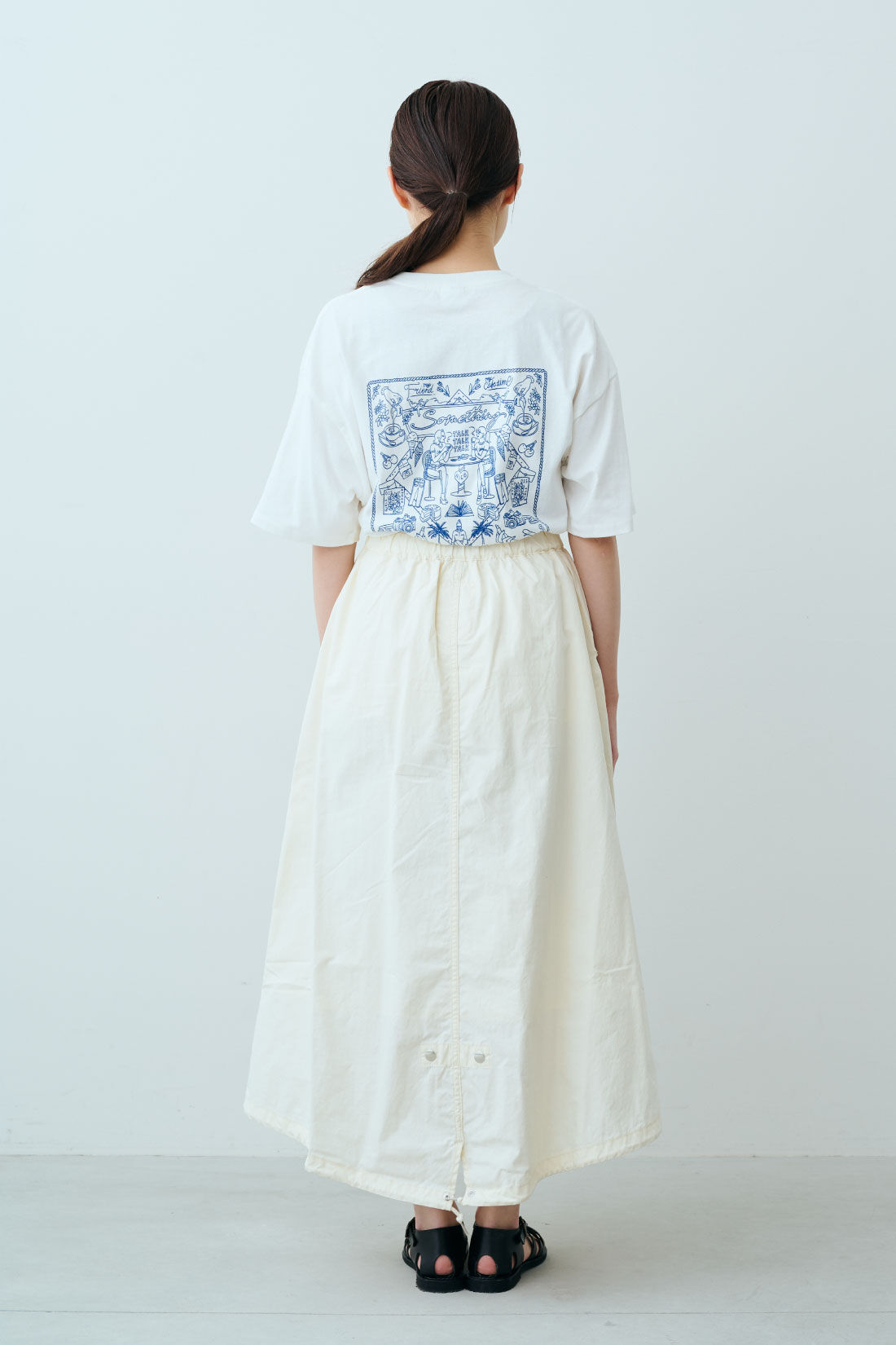 ファッションスペシャル|【WEB限定・特急便】　ALPHA モッズミリタリースカート|モデル身長：163cm
