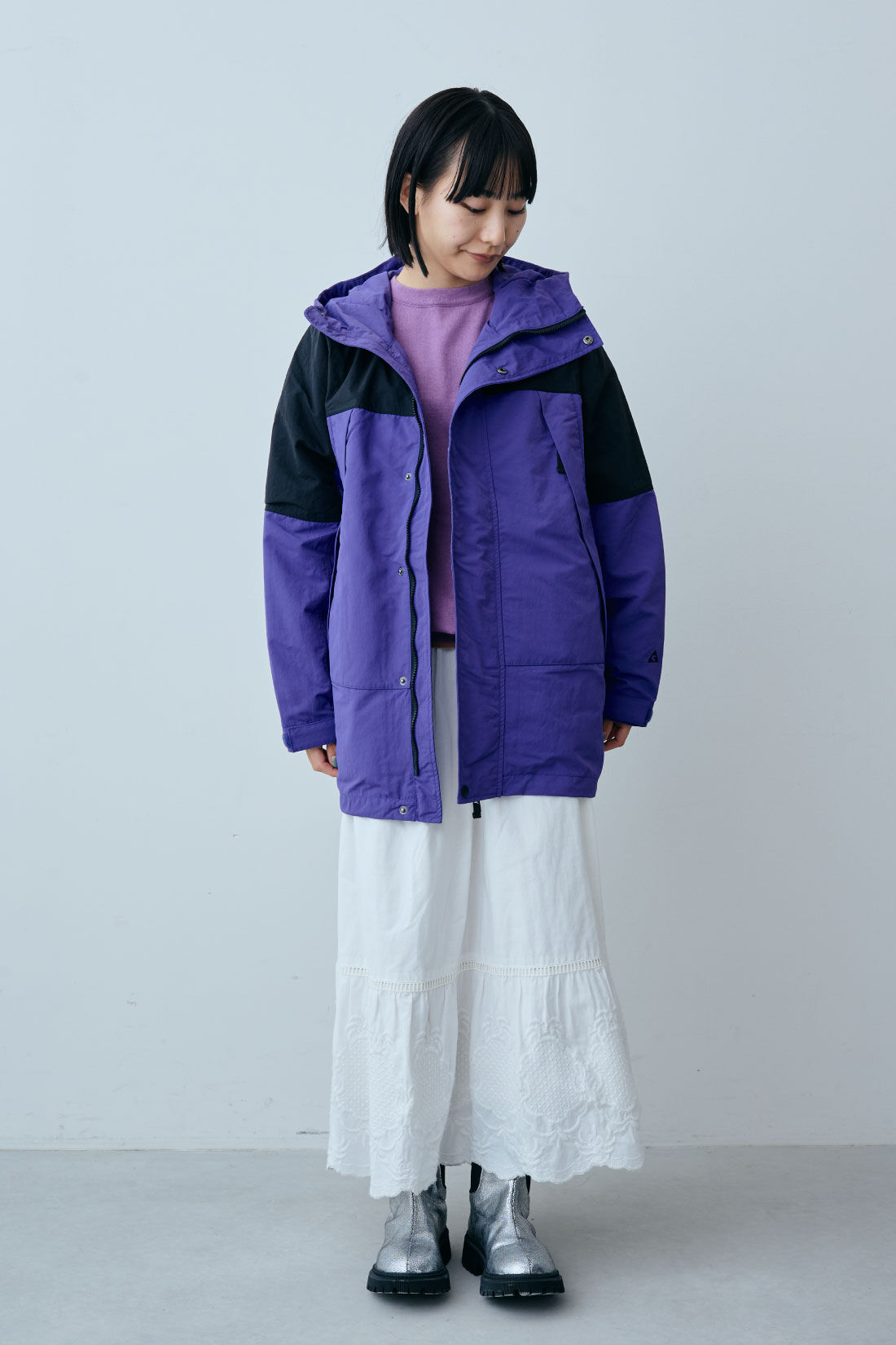 ファッションスペシャル|【WEB限定・特急便】　GERRY 3-WAY MOUNTAIN JK|1：PURPLE　モデル身長：158cm