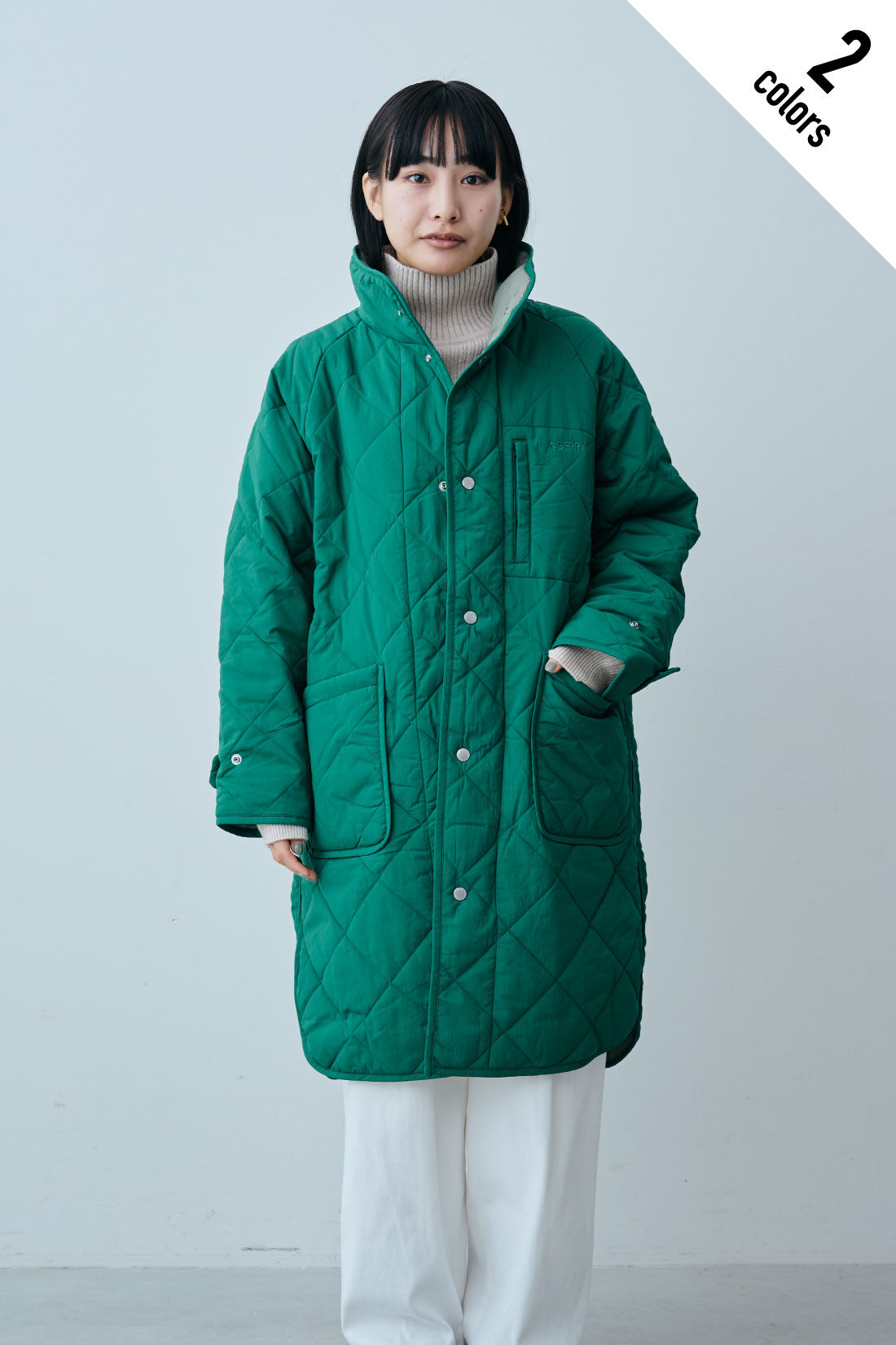 ファッションスペシャル|【WEB限定・特急便】　GERRY REVERSIBLE COAT|1：GREEN×KHAKI
